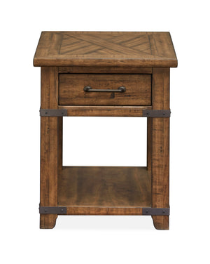 London 22" End Table - Natural Pine