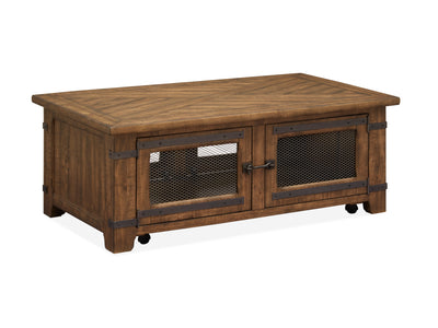 London 50" Lift-Top Coffee Table - Natural Pine