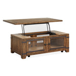 London 50" Lift-Top Coffee Table - Natural Pine