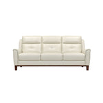 Mayne Leather Sofa - Ivory