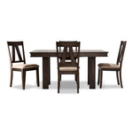 Thompson 5-Piece Dining Room Set - Dark Oak