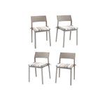 Nardi Trill II Outdoor Dining Side Chair - Set of 4 - Tortora