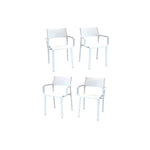 Nardi Trill I Outdoor Dining Arm Chair - Set of 4 - Bianco
