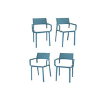 Nardi Trill II Outdoor Dining Arm Chair - Set of 4 - Ottanio