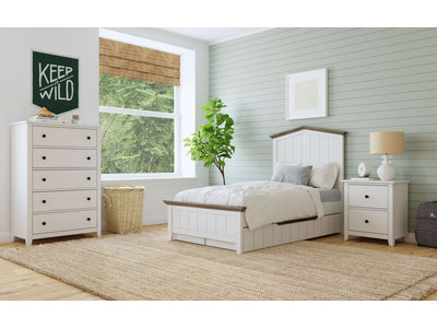 Lodge 5-Piece Full Bed Package - Cream