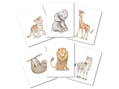 Baby Jungle Unframed Wall Art