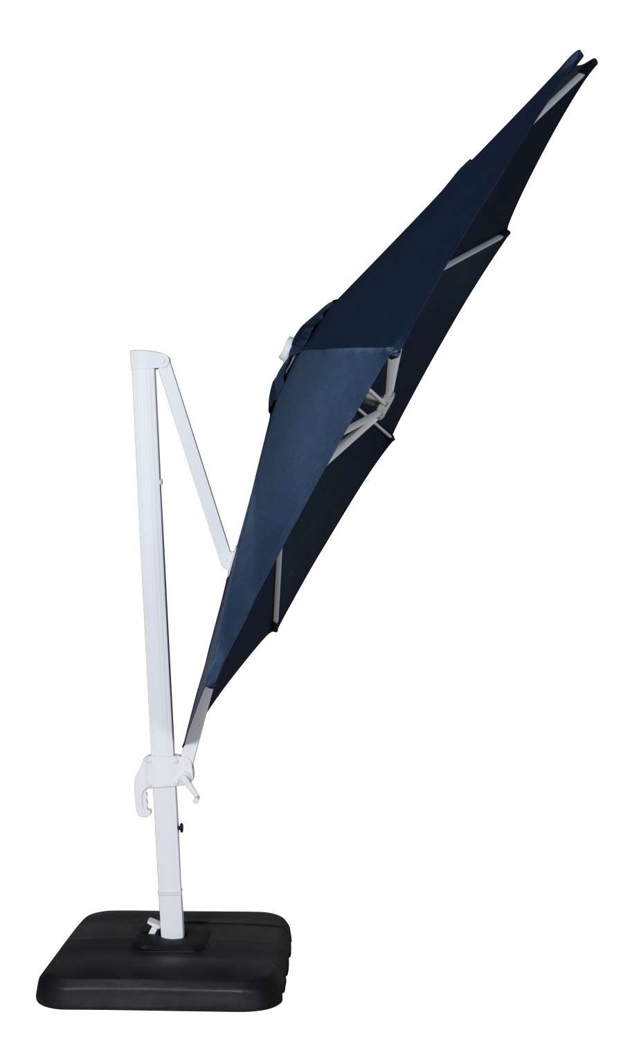 Sunrio Cantilever 11' Umbrella - Navy, White
