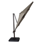 Sunrio Cantilever 11' Umbrella - Taupe, Chocolate