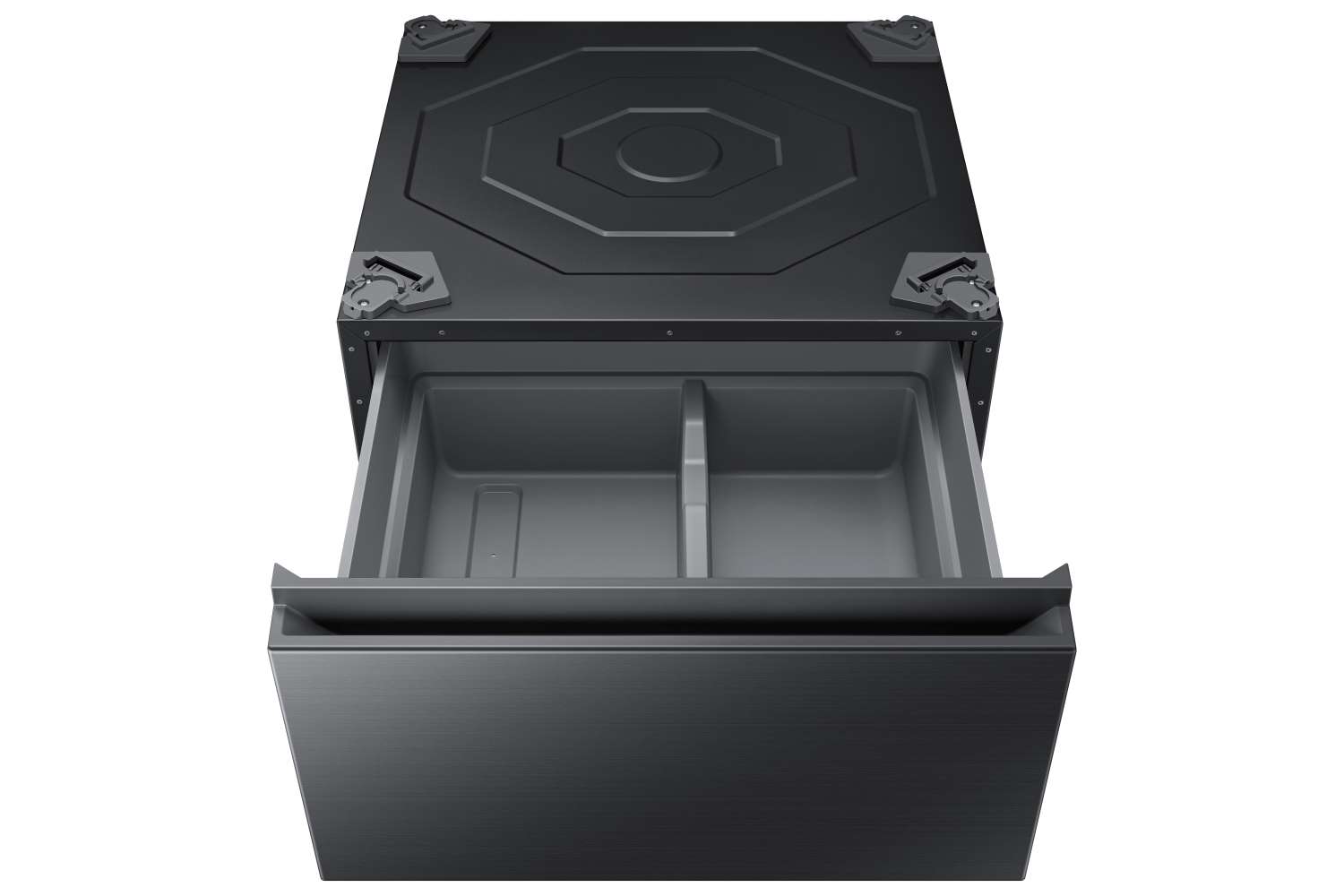 Samsung BESPOKE Black Stainless Steel Pedestal for 27" Front Load Washer & Dryer - WE502NV/US