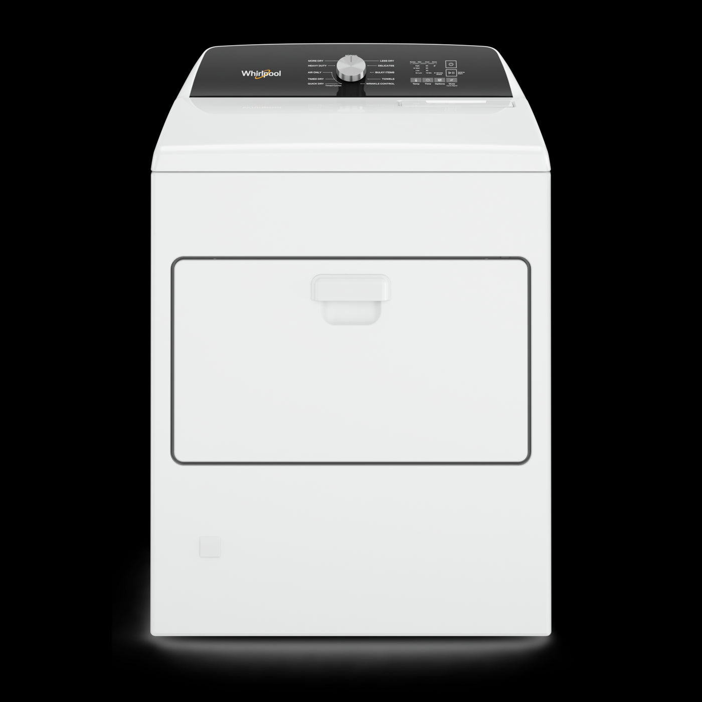 Whirlpool White Gas Dryer with Moisture Sensing (7.0 Cu.Ft) - WGD5010LW