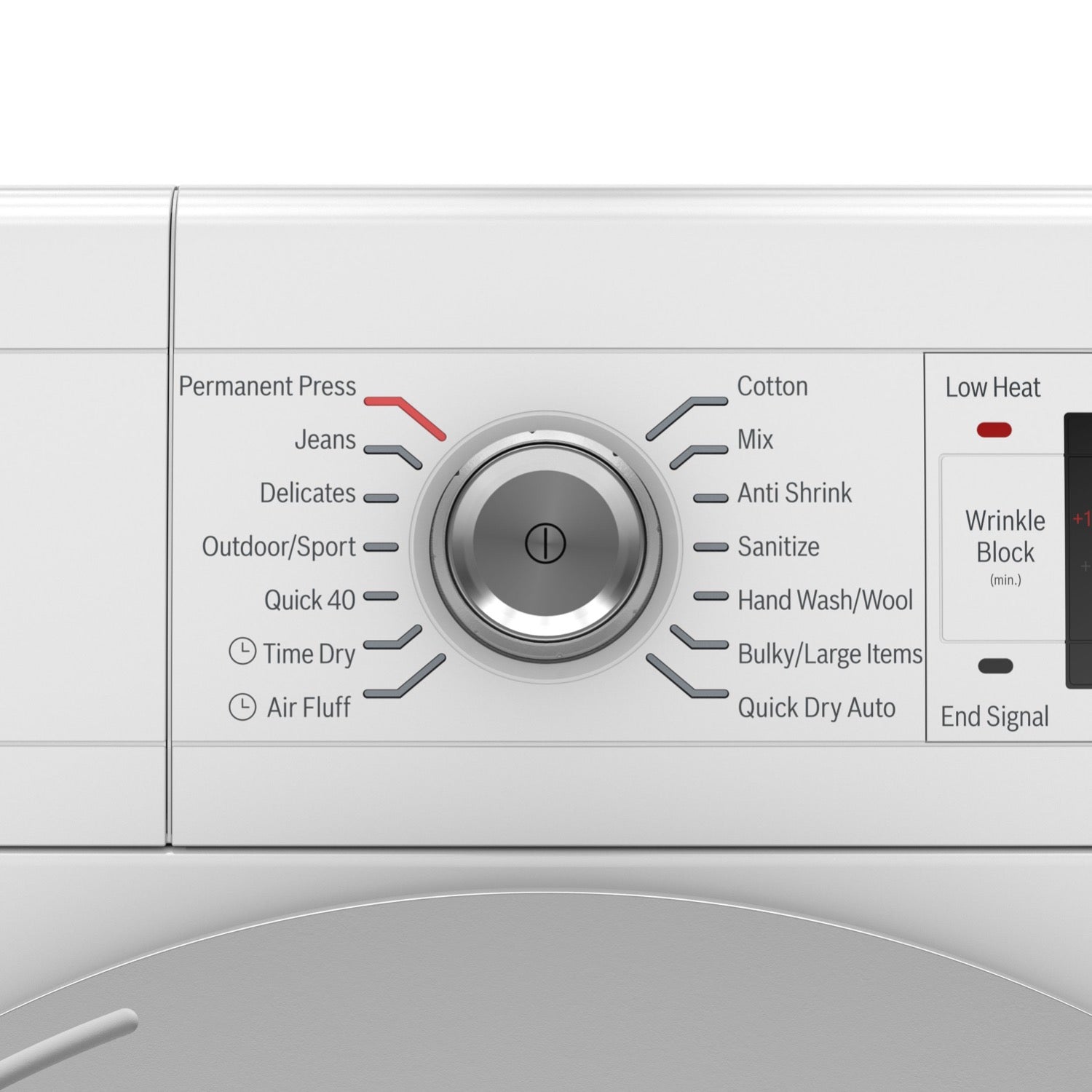 Bosch White 24" 500 Series Heat Pump Dryer (4.0 Cu.Ft) - WTW87NH1UC