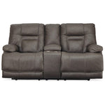 Wurstrow Triple Power Reclining Loveseat with Console