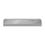 Whirlpool Stainless Steel 30" 270 CFM Range Hood with Dishwasher-Safe Full-Width Grease Filter - WVU17UC0JS