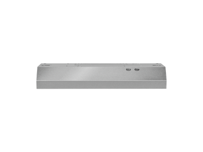 Whirlpool Stainless Steel 30" 270 CFM Range Hood with Dishwasher-Safe Full-Width Grease Filter - WVU17UC0JS