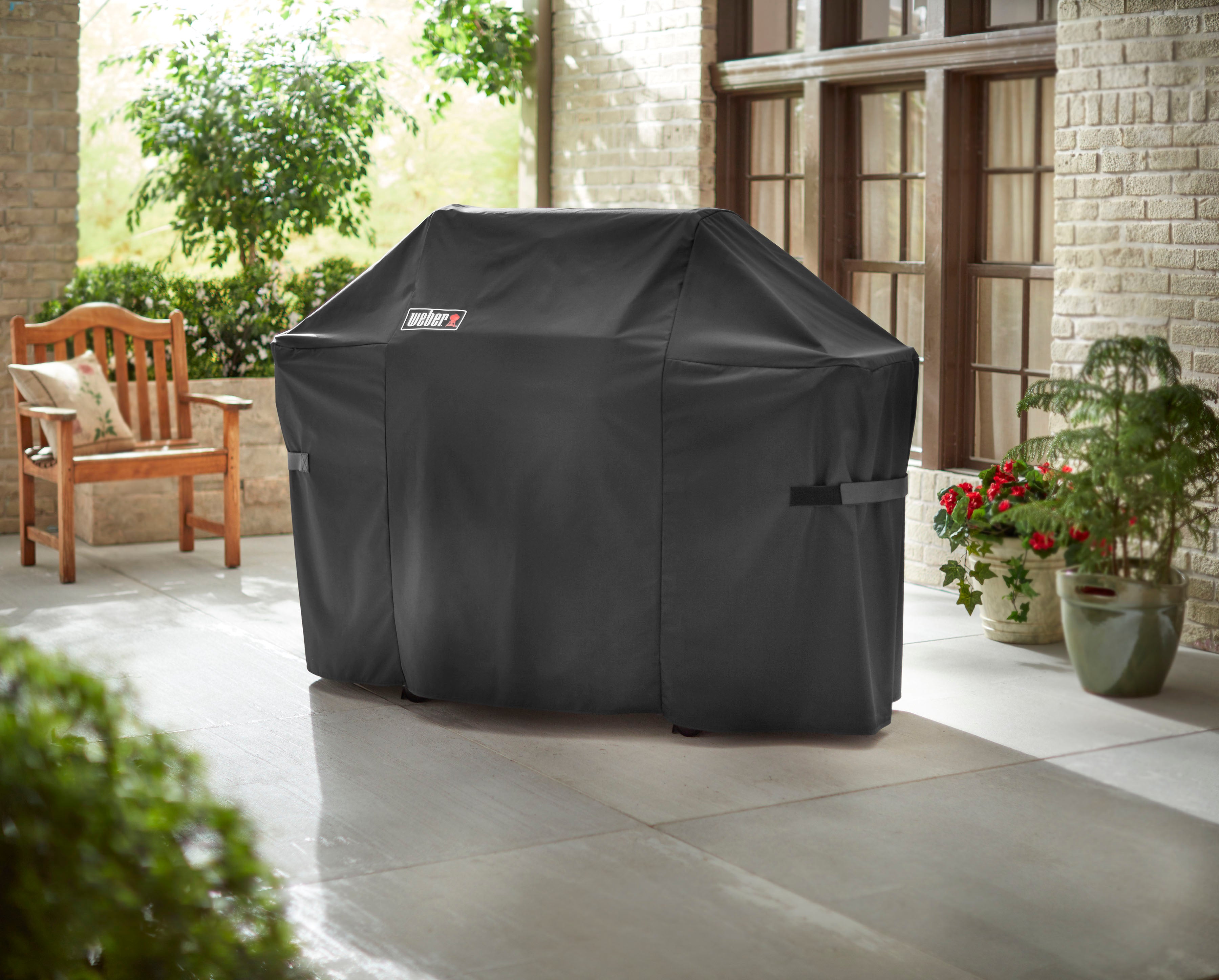 Weber Black Premium Grill Cover - Summit 400 Series - 7108