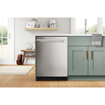 Whirlpool 24" Fingerprint Resistant Stainless Steel Dishwasher with 3rd Rack (47 dBA) - WDTA50SAKZ
