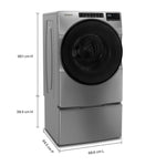 Whirlpool Chrome Shadow Front Load Washer with Quick Cycle (5.8 cu. ft.) - WFW6605MC