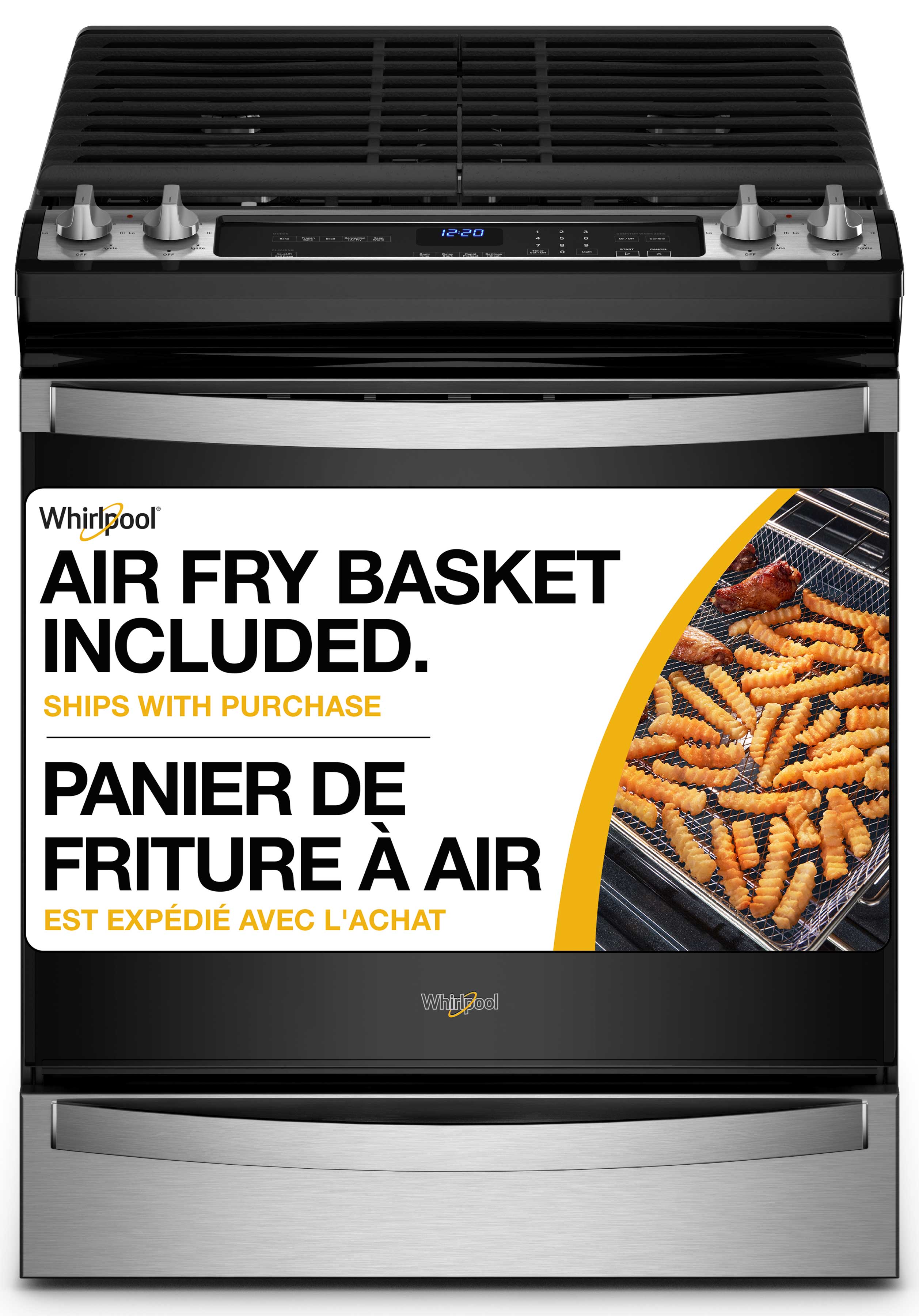 Whirlpool fingerprint top resistant stove