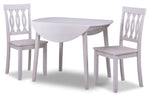 Winter 3-Piece Drop Leaf Dining Set - Antique White