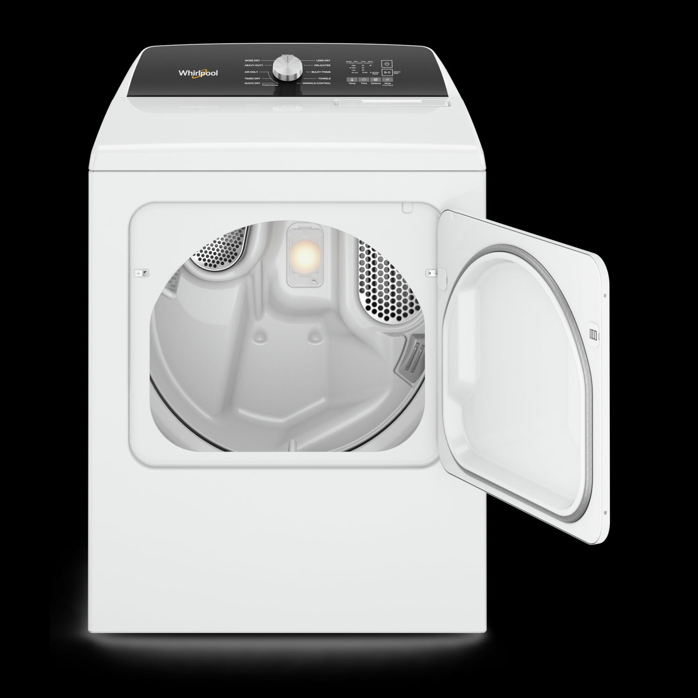 Whirlpool White Electric Dryer with Moisture Sensing (7.0 Cu.Ft) - YWED5010LW