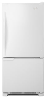 Whirlpool White Bottom-Freezer Refrigerator (18.7 Cu. Ft.) - WRB119WFBW