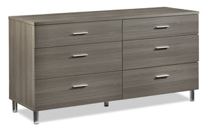 Bellmar 6 Drawer Dresser - Grey