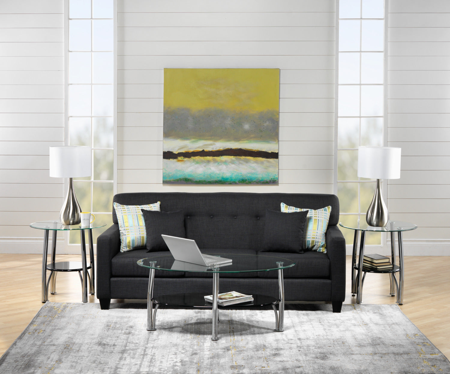 Grant Sofa - Charcoal