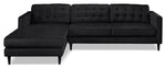 Paragon 2-Piece Sectional with Left-Facing Chaise - Charcoal