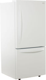 LG White Bottom-Freezer Refrigerator (22.1 Cu. Ft.) - LDNS22220W