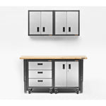 Gladiator Black Ready-to-Assemble Modular GearBox Caster Kit - GACK04KDSX