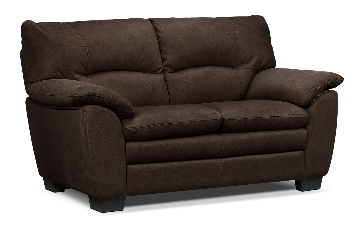 Kelleher Sofa, Loveseat and Chair Set - Walnut