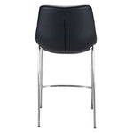 Teglberg Counter Height Stool - Black/Silver - Set of 2