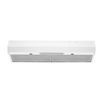 Whirlpool White 30" 270 CFM Range Hood with Dishwasher-Safe Grease Filter - WVU17UC0JW