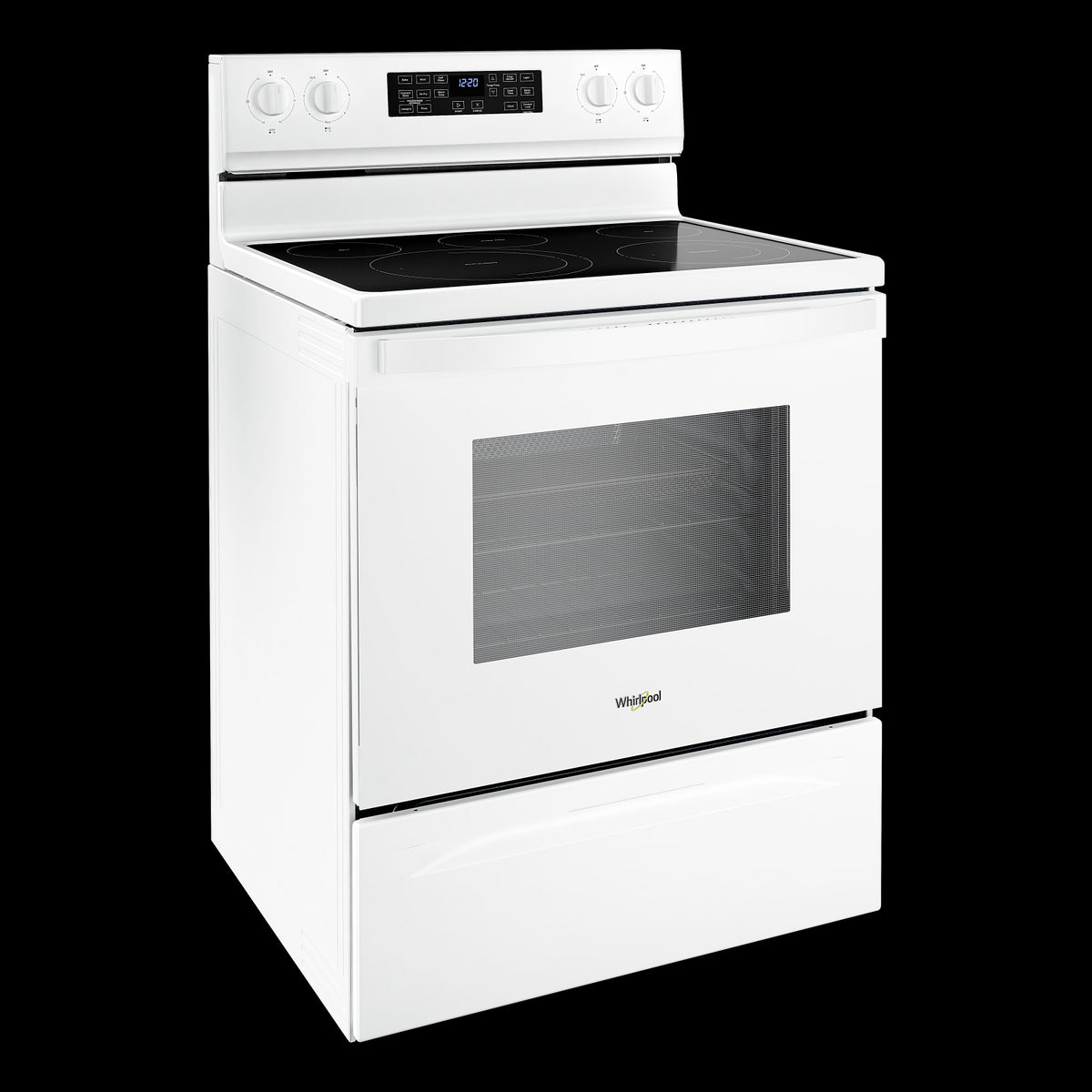 Whirlpool White 30" 5in1 Range with AirFry (5.3 Cu Ft) YWFE550S0LW Leon's