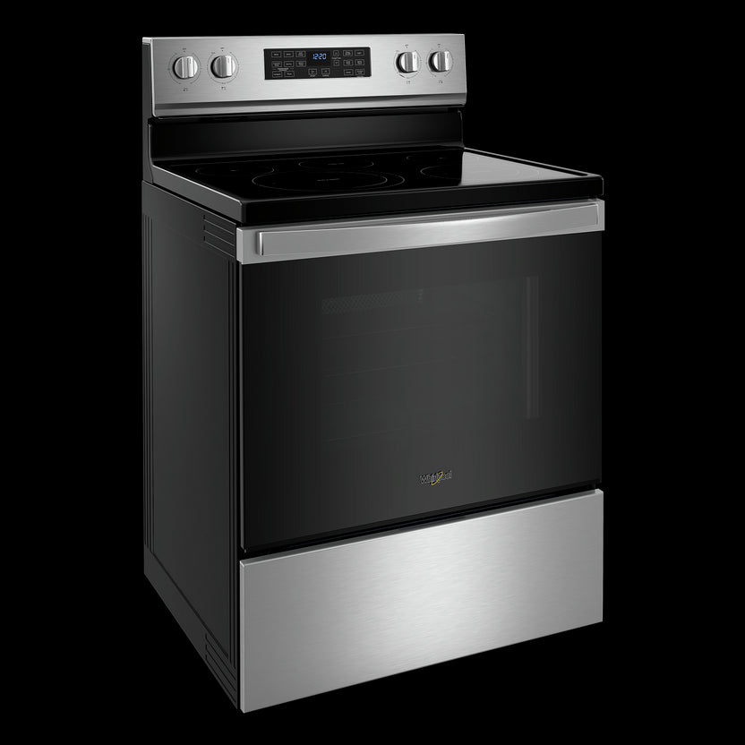 Whirlpool Fingerprint Resistant Stainless Steel 30" 5in1 Range with