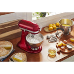 KitchenAid Candy Apple Red Artisan® Series Tilt-Head Stand Mixer with Premium Accessory Pack - KSM195PSCA