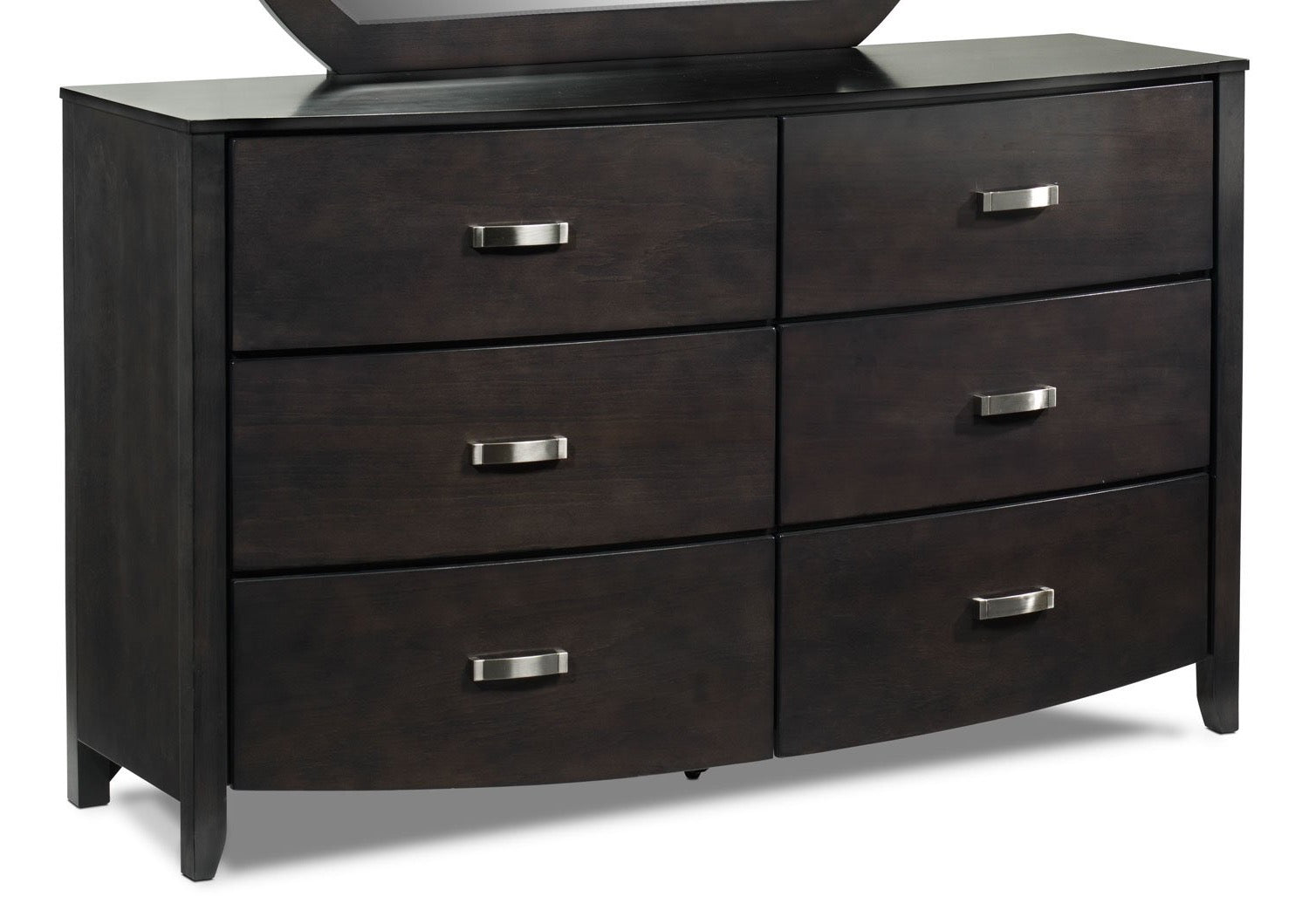Cinema 6-Drawer Dresser - Charcoal