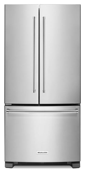 KitchenAid Stainless Steel French Door Refrigerator (22.1 Cu. Ft.) - KRFF302ESS