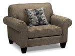 Drake Sofa, Loveseat and Chair Set - Mercury
