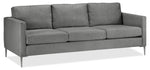 Orly Sofa - Silver