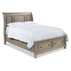 Windchester 3-Piece King Storage Bed - Grey
