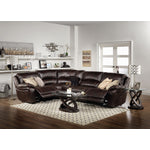 Santorini 5-Piece Power Reclining Sectional - Walnut