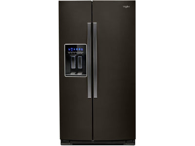 Whirlpool Black Stainless Steel Side-by-Side Refrigerator (28 Cu. Ft.) - WRS588FIHV