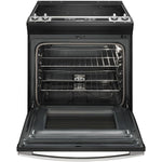 Amana Black-on-Stainless Steel Slide-In Electric Range (4.8 Cu. Ft.) - YAES6603SFS