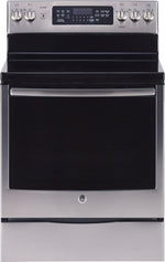 GE Stainless Steel Freestanding Electric True Convection Range (6.2 Cu. Ft.) - PCB905SKSS