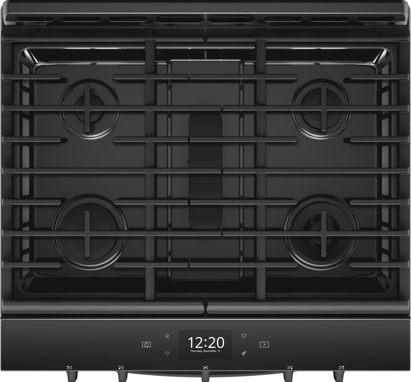 Whirlpool Black Slide-In Gas True Convection Range (5.8 Cu. Ft.) - WEG750H0HB