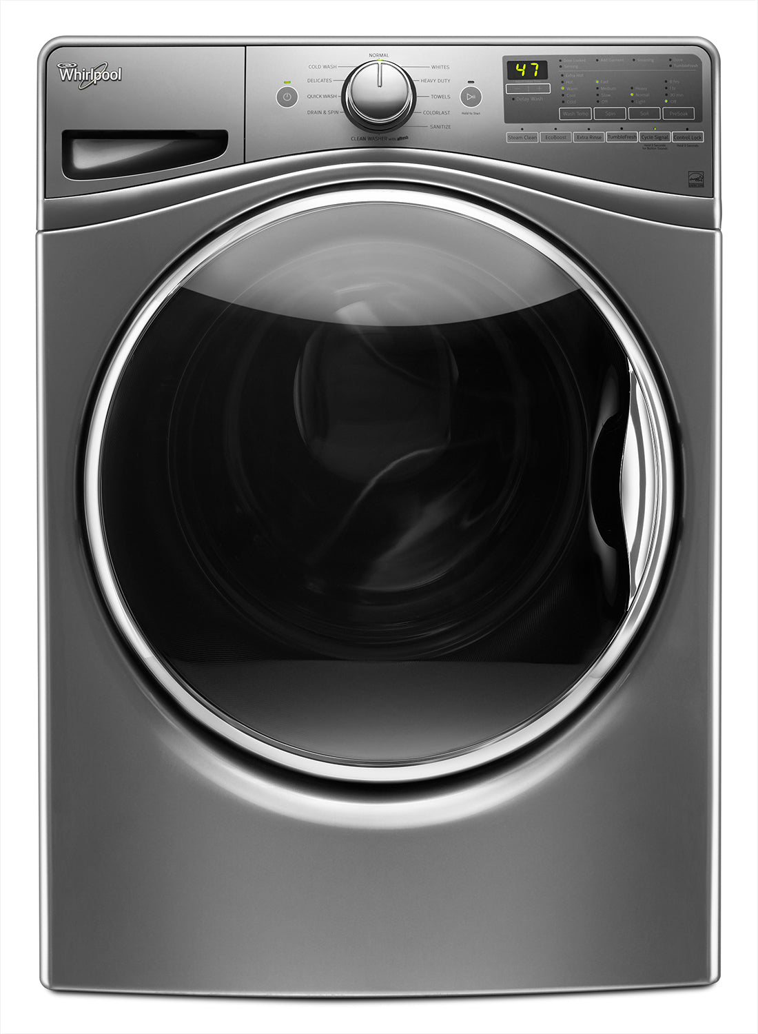 Whirlpool Chrome Shadow Front-Load Washer (5.2 Cu. Ft. IEC) - WFW85HEFC