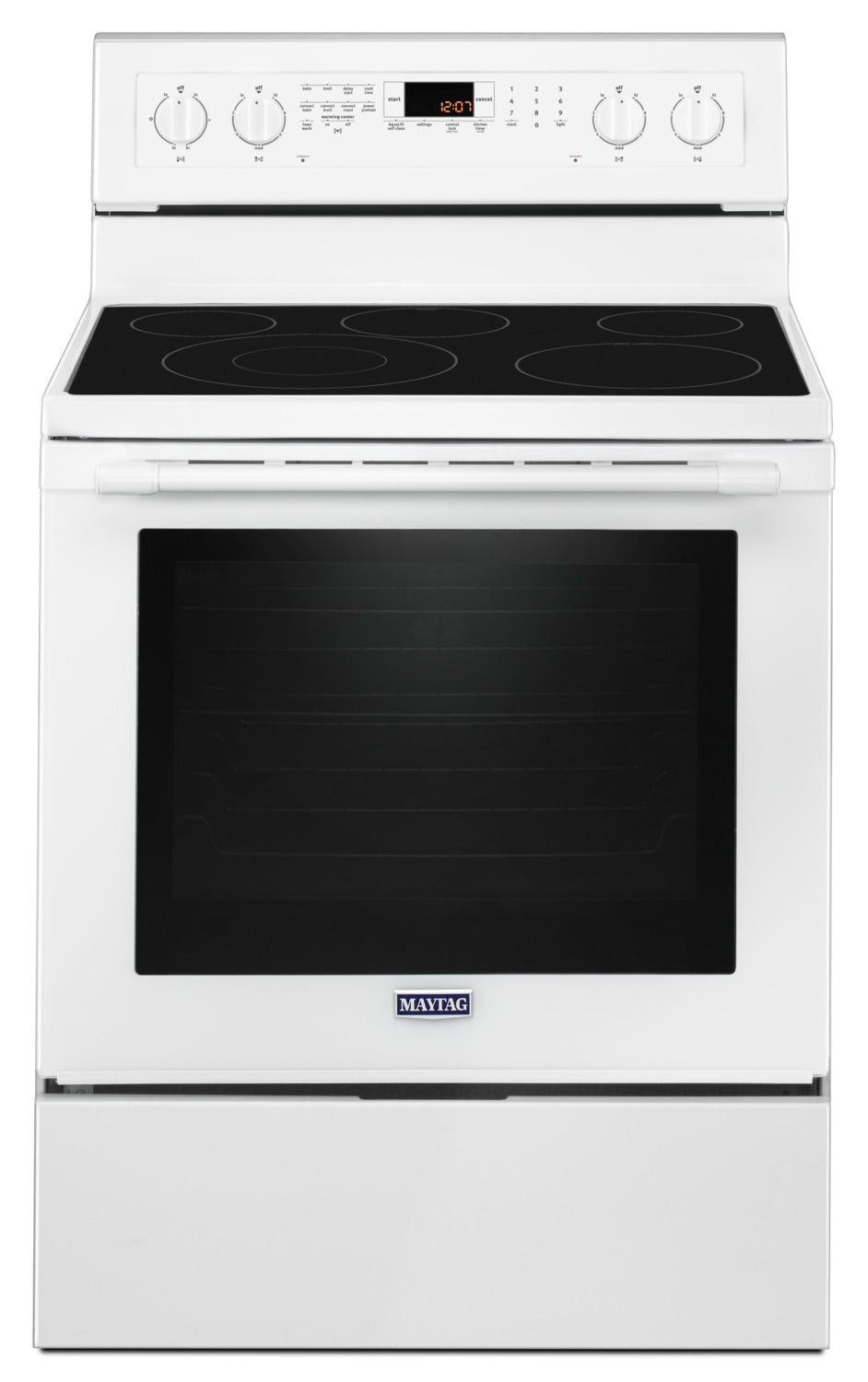 Maytag White Freestanding Electric Convection Range (6.4 Cu. Ft.) - YMER8800FW