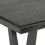 Imari 7-Piece Dining Set - Black and Grey