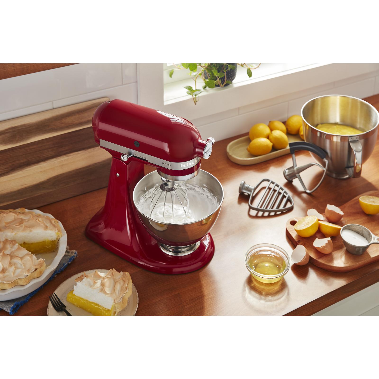 KitchenAid Empire Red Artisan® Series Tilt-Head Stand Mixer with Premium Accessory Pack - KSM195PSER